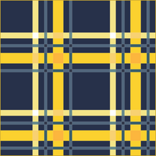 Load image into Gallery viewer, UPSCALE PLAID QUILT KIT - "Hail to the Victors" - Pattern by Lo & Behold Stitchery - 4 Sizes Available