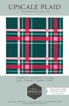 Load image into Gallery viewer, UPSCALE PLAID QUILT KIT - White Background - Maize & Blue - Art Gallery Fabrics - Pattern by Lo & Behold Stitchery - 4 Sizes Available