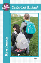 Load image into Gallery viewer, PATTERN: Cumberland Backpack - SESW 137 - by Sara Lawson for Sew Sweetness - Backpack Pattern - Two Sizes