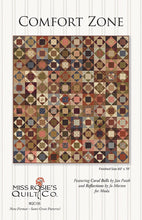 Load image into Gallery viewer, PATTERN: COMFORT ZONE - Miss Rosie's Quilt Co. - Layer Cake - Fat Eighths - Fat Quarter Friendly - Traditional - Reproduction - Pieced