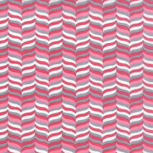 Load image into Gallery viewer, CLEARANCE - HUGABOO - Twirly Pink - Laced Lined Pink - 1/2 Yard - 19737-11 - Yardage - by Deb Strain for Moda
