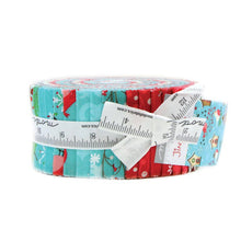 Load image into Gallery viewer, JINGLE BIRDS - Bird Houses - Natural Cream - #33250-11 - by Keiko for Moda - Modern - Christmas - Winter - Blue - Red - Grey - Off White