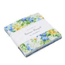 Load image into Gallery viewer, SUMMER BREEZE V - #33306-13 - One Half Yard - Floral Daisies - Light Blue - by Moda- Blues - Greens - Yardage - Classic - Pre-Cuts