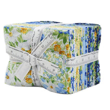 Load image into Gallery viewer, SUMMER BREEZE V - #33306-13 - One Half Yard - Floral Daisies - Light Blue - by Moda- Blues - Greens - Yardage - Classic - Pre-Cuts