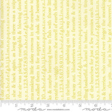 Load image into Gallery viewer, ELLA & OLLIE by Fig Tree for Moda - Floral Text Light Green - #20304-25 - One Half Yard - Shortcake Quilt Kit -- Christmas Figs