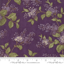 Load image into Gallery viewer, LILAC RIDGE - 1/2 Yard - #2213-15 - Floral Leaves - Dark Green - by Jan Patek for Moda -Floral Print - Purple-Green-Tan - Classic
