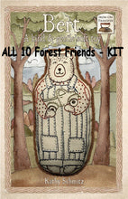 Load image into Gallery viewer, Forest Park Friends KIT - Embroidery - Iron-on Transfer - Woodland Friends: Bert-Cecil-Chester-Gracie-Hazel-Henry-Lucy-Oscar-Pearl-Ruth