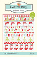 Load image into Gallery viewer, PATTERN: Christmas Cheer - CW 1012 - by Bonnie Olaveson, Cottonway - Bonnnie & Camille - Christmas - Fat Quarter Friendly - Vintage Holiday