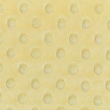 Load image into Gallery viewer, Shannon Cuddle Dimple Dot - BANANA - ONE HALF Yard - Minky - 58"-60" wide - Quilt Backing - Polyester - Washable - Baby Blanket
