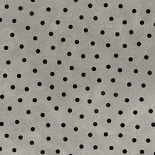 Load image into Gallery viewer, Woolies Flannel - Black Dots on Gray - MASF18506-K - Polka Dots - Maywood Studios - Flannel - Bonnie Sullivan - One Half Yard - Neutrals