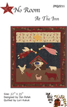 Load image into Gallery viewer, PATTERN: No Room at the Inn - by Jan Patek - JPQ2211 - Manger Scene - Angels - Star - Christmas - Mini Quilt - Wall Hanging - Baby Jesus