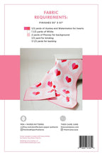 Load image into Gallery viewer, PATTERN: I Heart You by Then Came June and Pen + Paper Patterns -TCJ4399- Modern - Red - Pink - White - Beginner Friendly-Valentine-Wedding