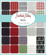 Load image into Gallery viewer, Hearthside Holiday - Berry Red - #19831-14 - 1/2 Yard - by Deb Strain - Christmas - Red - Green - Reindeer - Words - Christmas Trees