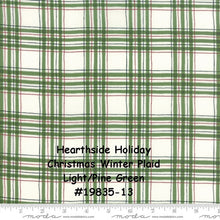 Load image into Gallery viewer, Hearthside Holiday - #19835-13 - Christmas Winter Plaid - Pine Green - White - 1/2 Yard - by Deb Strain - Christmas - Panel