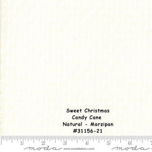 Load image into Gallery viewer, SWEET CHRISTMAS - by Urban Chiks - #31150-14 - Poinsettia Stripe - Light Green - Spearmint - One Half Yard - Moda -Quilt Kit-Backing-Vintage