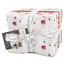 Load image into Gallery viewer, MERRY MERRY SNOW Days - #2941-14 - Ski Patrol - White - 1/2 Yard - Bunny Hill Designs for Moda - Christmas - Holiday - Winter -Snowmen - Red