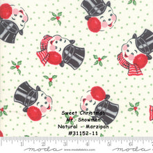 Load image into Gallery viewer, SWEET CHRISTMAS - by Urban Chiks - #31150-14 - Poinsettia Stripe - Light Green - Spearmint - One Half Yard - Moda -Quilt Kit-Backing-Vintage