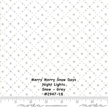 Load image into Gallery viewer, MERRY MERRY SNOW Days - #2941-13 - Ski Patrol - Grey - 1/2 Yard - Bunny Hill Designs for Moda - Christmas - Holiday - Winter -Snowmen - Red
