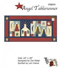 Load image into Gallery viewer, Pattern: Angel Tablerunner - JPQ2231 - Jan Patek - Patchwork - Applique - Church - Angels - Stars