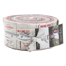 Load image into Gallery viewer, The PRINT SHOP - Charm Pack - by Sweetwater for Moda - 5740PP - Classic - Prints - Reds -Black - White - Khaki - Man Quilt - House Quilt