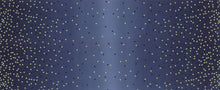 Load image into Gallery viewer, OMBRE CONFETTI METALLIC - Off White - #10807-332M - One Half Yard - by V and Co. for Moda - Modern - Gold Metallic - New Colors