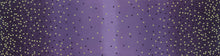 Load image into Gallery viewer, OMBRE CONFETTI METALLIC - Onyx - #10807-222M - One Half Yard - by V and Co. for Moda - Modern - Black and Gold Metallic - New Colors