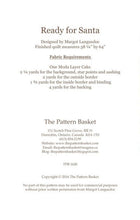 Load image into Gallery viewer, PATTERN: READY for SANTA - The Pattern Basket - TPB1620 - Layer Cake Friendly - Christmas - Stockings - Square Shape - Throw Quilt