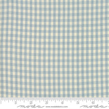 Load image into Gallery viewer, NORTHPORT - Silky Wovens - #12215-12 - Light Blue Check - One Half Yard - Minick & Simpson - Moda - Blue - Cream
