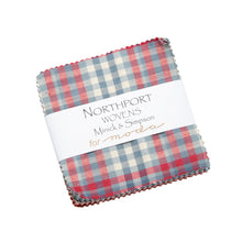 Load image into Gallery viewer, NORTHPORT - Silky Wovens - #12215-12 - Light Blue Check - One Half Yard - Minick & Simpson - Moda - Blue - Cream