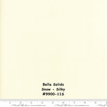 Load image into Gallery viewer, Bella Solids SILKY - SNOW - #9900-11S - 1/2 YARD - Basics - Solids - Neutral - Modern - Reproduction Print Compatible - Civil War Prints