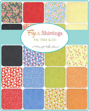 Load image into Gallery viewer, Figs & Shirtings - 20390 - Layer Cake - 10" Squares - by Fig Tree - Shirtings - Small Prints - 1930's prints - Vintage - Figgy Colors