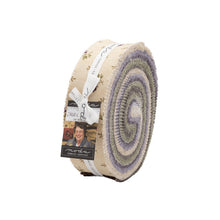 Load image into Gallery viewer, MILL CREEK GARDEN - Honey Bun - 2240HB - 1.5" strips - Jan Patek Quilts - Moda - Ivory - Green - Purple - Violets - Log Cabin-Classic Colors