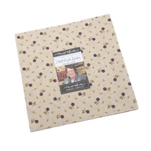 Load image into Gallery viewer, MILL CREEK GARDEN - Layer Cake - 2240 - 10" Squares - Jan Patek Quilts - Moda - Ivory - Green - Purple - Violets - Log Cabin-Classic Colors