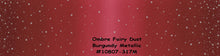 Load image into Gallery viewer, OMBRE FAIRY DUST - Burgundy - #10807-317M - One Half Yard - by V and Co. for Moda - Modern - Silver Stars & Gold - Christmas