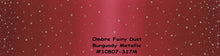 Load image into Gallery viewer, OMBRE FAIRY DUST - Cherry - #10807-314M - One Half Yard - by V and Co. for Moda - Modern - Silver Stars & Gold - Christmas