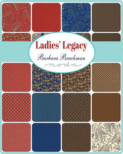 Load image into Gallery viewer, LADIE'S LEGACY - Charm Pack - #8350 - by Barbara Brackman for Moda - - Classic - Traditional - Reproduction - Civil War