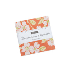 Load image into Gallery viewer, STRAWBERRIES & RHUBARB - Jelly Roll - 20400 - by Fig Tree - Red - Green - Pink - Coral - Floral Print - Strip Set
