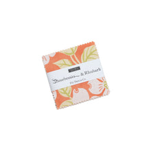 Load image into Gallery viewer, STRAWBERRIES & RHUBARB - Charm Pack - 20400 - by Fig Tree - Red - Green - Pink - Coral - Floral Print