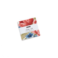 Load image into Gallery viewer, BELLE ISLE - MINI Charm Pack - 14920 - Minick & Simpson- Moda - Reproduction - Patriotic - Red-White Blue - Stars - Floral - Paisley