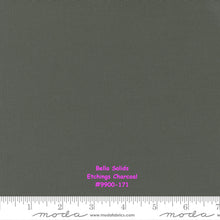 Load image into Gallery viewer, Bella Solids - ETCHINGS CHARCOAL - 1/2 YARD - #9900-171 - Dark Gray - Solids - Modern - Blender
