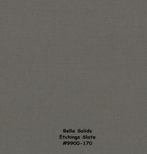 Load image into Gallery viewer, Bella Solids - ETCHINGS CHARCOAL - 1/2 YARD - #9900-171 - Dark Gray - Solids - Modern - Blender