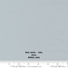 Load image into Gallery viewer, Moda Bella Solid - SILVER SILKY - One Half Yard- 9900-184S- Low Volume - Solid - Neutral - Blender - Modern - Grey - Gray
