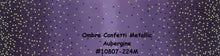 Load image into Gallery viewer, OMBRE CONFETTI METALLIC - Evergreen - #10807-324M - One Half Yard - by V and Co. for Moda - Modern - Green and Gold Metallic - Gorgeous