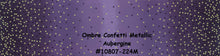 Load image into Gallery viewer, OMBRE CONFETTI METALLIC - Honey - #10807-219M - One Half Yard - by V and Co. for Moda - Modern - Golden Yellow and Gold Metallic