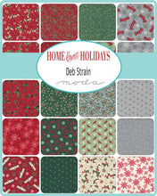 Load image into Gallery viewer, CUSTOM LISTING - DEBBIE - Home Sweet Holidays - Layer Cake - #56000 - by Deb Strain for Moda - Christmas - Holiday - Trains - Poinsettia - Farmhouse Christmas