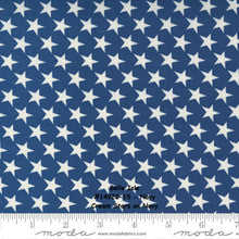 Load image into Gallery viewer, BELLE ISLE - #14925-11 - Red/Blue Floral on Cream - One Half Yard -Minick & Simpson-Moda-Reproduction-Patriotic-Red-White Blue - Paisley