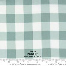 Load image into Gallery viewer, COZY UP - #29125-17 - Blue Skies - Check - by Corey Yoder for Moda - Autumn - Buffalo Plaid - Backing - Border