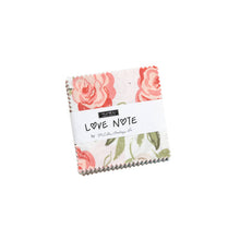 Load image into Gallery viewer, LOVE NOTE - 5150 - Jelly Roll - by Lella Boutique for Moda - Soft Floral -Pink -Green -Blue - Hearts - Daisies - Roses - Strips - Strip Set
