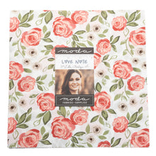 Load image into Gallery viewer, LOVE NOTE - 5150 - Jelly Roll - by Lella Boutique for Moda - Soft Floral -Pink -Green -Blue - Hearts - Daisies - Roses - Strips - Strip Set