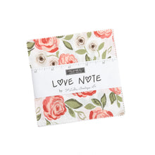Load image into Gallery viewer, LOVE NOTE - 5150 - Jelly Roll - by Lella Boutique for Moda - Soft Floral -Pink -Green -Blue - Hearts - Daisies - Roses - Strips - Strip Set